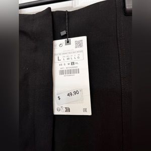 NEVER WORN TAGS ON Zara straight leg trouser